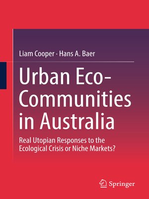 cover image of Urban Eco-Communities in Australia